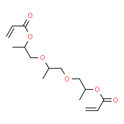 1-[2-(2-prop-2-enoyloxypropoxy)propoxy]propan-2-yl prop-2-enoate Structure