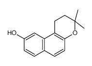 3,3-dimethyl-1,2-dihydrobenzo[f]chromen-9-ol结构式
