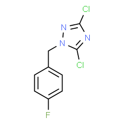 3,5-Dichloro-1-(4-fluorobenzyl)-1H-1,2,4-triazole Structure