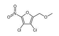 3,4-DICHLORO-2-(METHOXYMETHYL)-5-NITROFURAN Structure