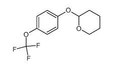 2-(4-(trifluoromethoxy)phenoxy)tetrahydro-2H-pyran结构式