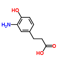 3-(3-氨基-4-羟基苯基)-丙酸结构式