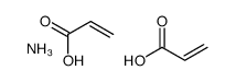 azanium,prop-2-enoate,prop-2-enoic acid结构式