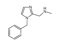 1-(1-benzyl-1H-imidazol-2-yl)-N-methylmethanamine Structure