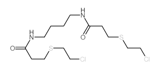 Propionamide,N,N'-tetramethylenebis[3-[(2-chloroethyl)thio]- (7CI)结构式