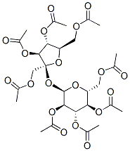 Sucrose Octaacetate structure