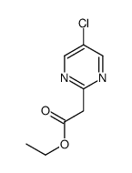 ethyl 2-(5-chloropyrimidin-2-yl)acetate结构式
