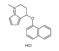 (±)-Duloxetine hydrochloride Structure