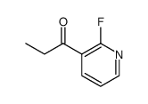 1-Propanone, 1-(2-fluoro-3-pyridinyl)结构式