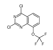 2,4-二氯-8-三氟甲氧基喹唑啉结构式