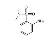 2-Amino-N-ethylbenzenesulfonamide Structure