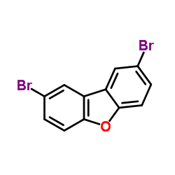 2,8-二溴二苯并呋喃结构式
