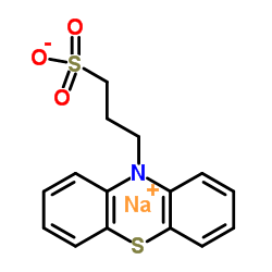 吩噻嗪-10-基-丙基磺酸钠盐结构式
