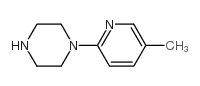 1-(5-甲基-2-吡啶基)哌嗪结构式