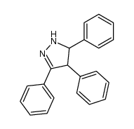 3,4,5-triphenyl-4,5-dihydro-1H-pyrazole结构式