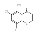 6,8-二氯-3,4-二氢-2H-苯并[1,4]噁嗪盐酸盐结构式