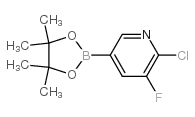 6-氯-5-氟吡啶-3-硼酸频那醇酯结构式
