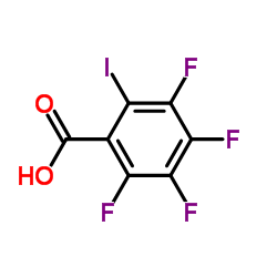 2,3,4,5-Tetrafluoro-6-iodobenzoic acid Structure