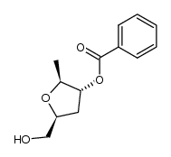 2,5-anhydro-3-O-benzoyl-1,4-dideoxy-D-ribo-hexitol结构式