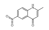 2-methyl-6-nitro-1H-quinolin-4-one结构式