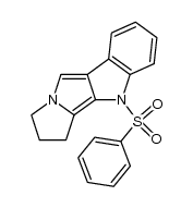 1,2,3,4-tetrahydro-4-phenylsulphonylpyrrolo[1',2':1,2]-pyrrolo[3,4-b]indole Structure