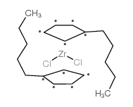 双(戊基环戊二烯)二氯化锆结构式