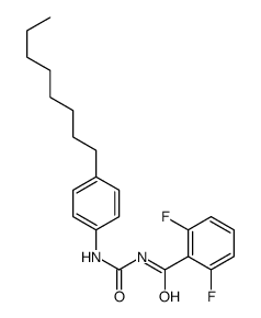 2,6-difluoro-N-[(4-octylphenyl)carbamoyl]benzamide Structure