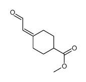 methyl 4-(2-oxoethylidene)cyclohexane-1-carboxylate Structure
