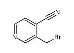 4-Pyridinecarbonitrile,3-(bromomethyl)-(9CI)结构式