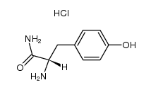 l-tyrosinamide hydrochloride Structure