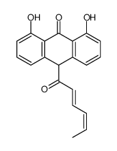 sorbyldithranol Structure