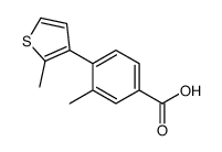 2-甲基-2-(甲基硫代)-[1,1-联苯]-4-羧酸结构式