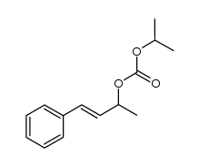 isopropyl (E)-4-phenylbut-3-en-2-yl carbonate Structure