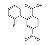 2-(2-fluorophenyl)-4-nitrobenzoic acid Structure