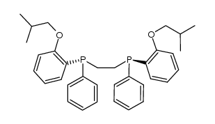 (Rp,Rp)-1,2-bis[(2-isobutoxyphenyl)(phenyl)phosphino]ethane Structure