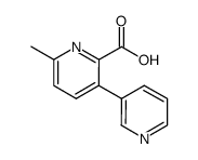 6-methyl-3,3'-bipyridine-2-carboxylic acid Structure