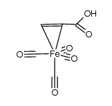 Fe(CO)4(acrylic acid) Structure