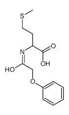 4-甲基硫代-2-[(苯氧基乙酰基)氨基]丁酸结构式