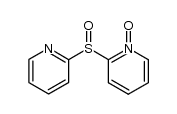 2-(2-pyridinesulfinyl)pyridine N-oxide Structure