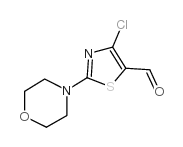 4-氯-2-(4-吗啉)-5-噻唑甲醛结构式