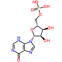 肌苷5'-单磷酸结构式