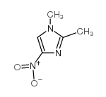 1,2-二甲基-4-硝基-1H-咪唑结构式