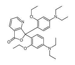3,3-二(4-二乙基氨基-2-乙氧基苯基)-4-氮杂苯酞结构式