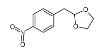 2-[(4-nitrophenyl)methyl]-1,3-dioxolane结构式