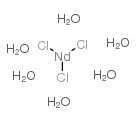 Neodymium(III) chloride hexahydrate structure