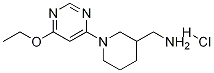 [1-(6-乙氧基-嘧啶-4-基)-哌啶-3-基]-甲基-胺盐酸盐结构式