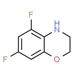 5,7-二氟-3,4-二氢-2H-苯并[b][1,4]噁嗪结构式