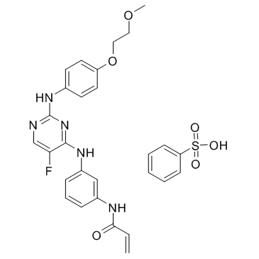 AVL-292 (benzenesulfonate) Structure