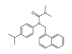 1,1-dimethyl-3-(naphthalen-1-ylmethyl)-3-(4-propan-2-ylphenyl)urea结构式