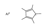 (pentamethylcyclopentadienyl)Al结构式